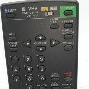 Sony Remote - VHS - RMT-V141N, VTR/TV - Tested. Works.